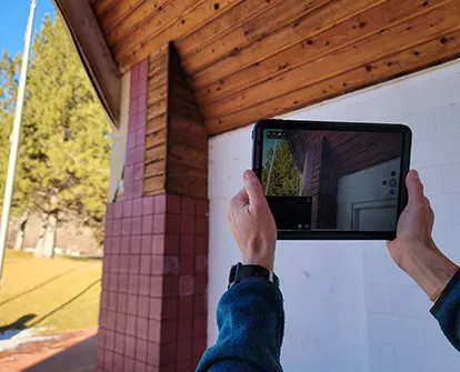 iPad used at A.T. Drone Service